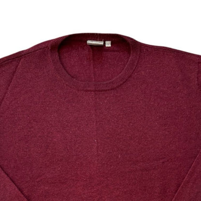 Large Carhartt Burgundy Wool Knitted Jumper