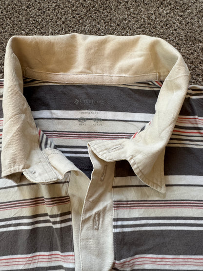 Extra large Columbia Grey Short Polo Shirt