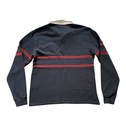 Small Umbro x Balibaris Navy and Red Rugby Shirt