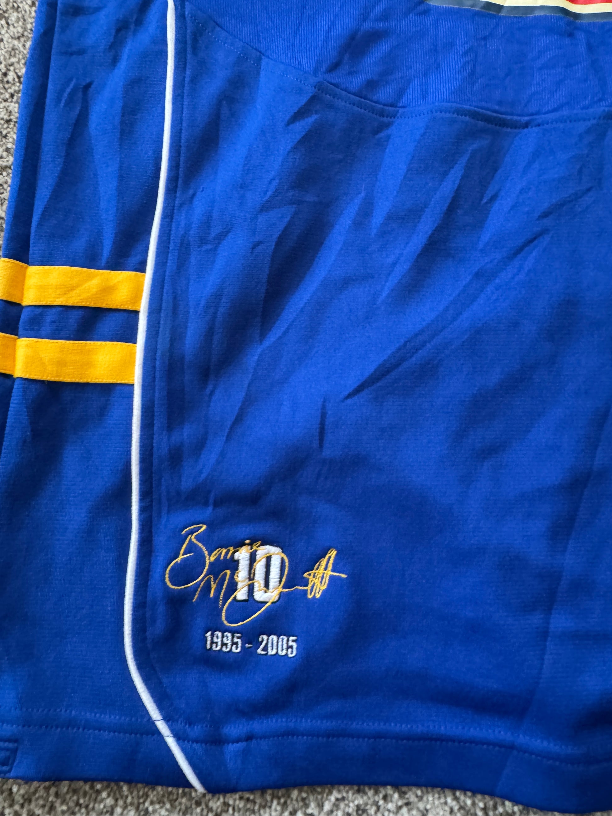 Signed Medium Leeds Rhinos Blue Rugby Shirt