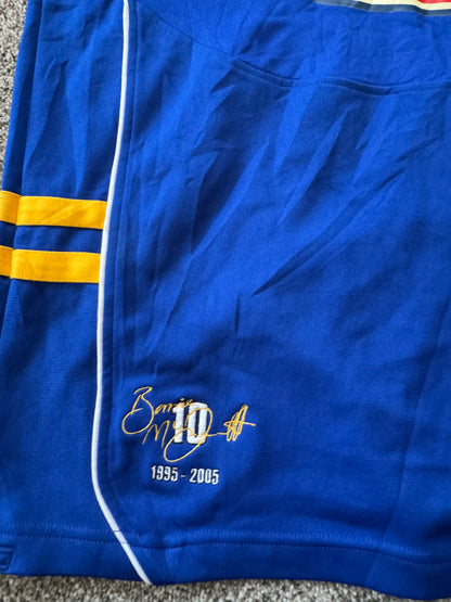 Signed Medium Leeds Rhinos Blue Rugby Shirt