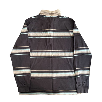 Medium Bluebear Beige and Faded Navy Rugby Shirt