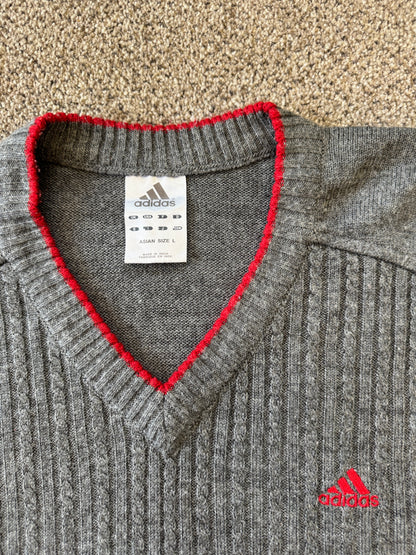Medium Adidas Grey Sweater Vest