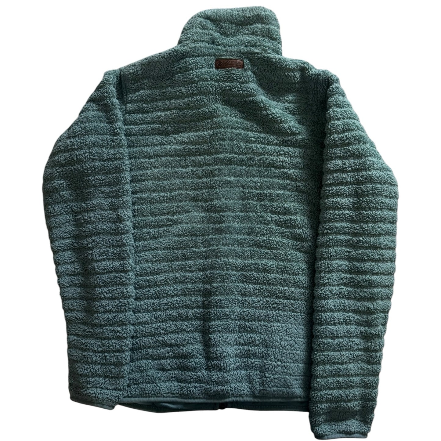 Woman's Small Columbia Green Fluffy Fleece