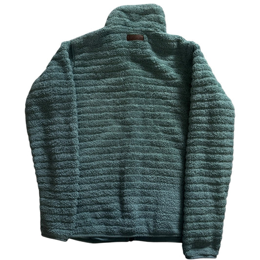 Woman's Small Columbia Green Fluffy Fleece