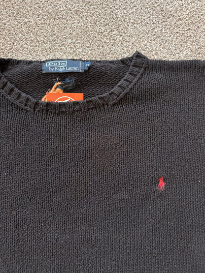 Extra large Ralph Lauren Black Heavy Knitted Jumper