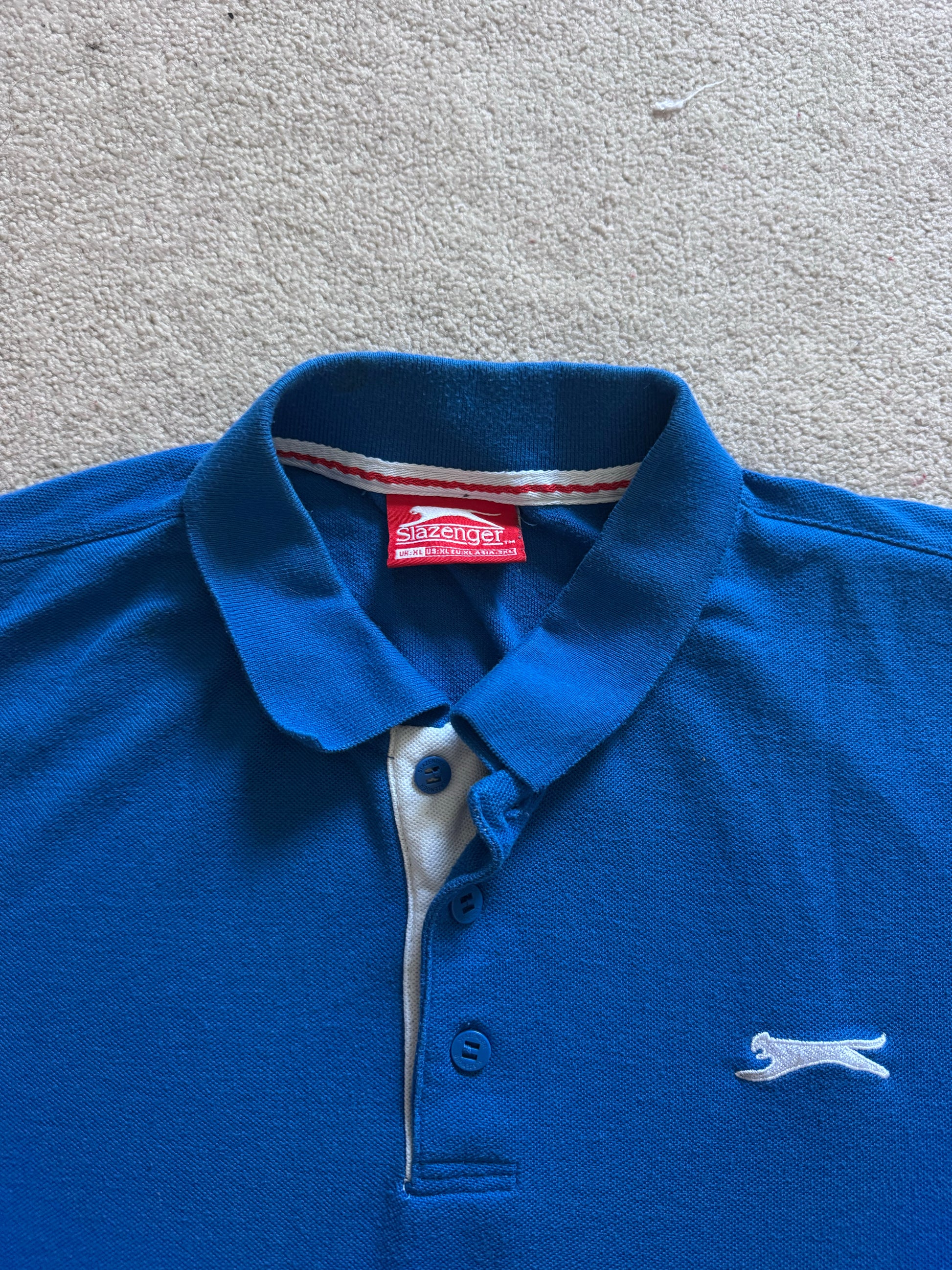 Extra large Slazenger Royal Blue Polo Shirt