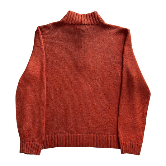XXL Ralph Lauren Orange Knitted 1/4 Zip