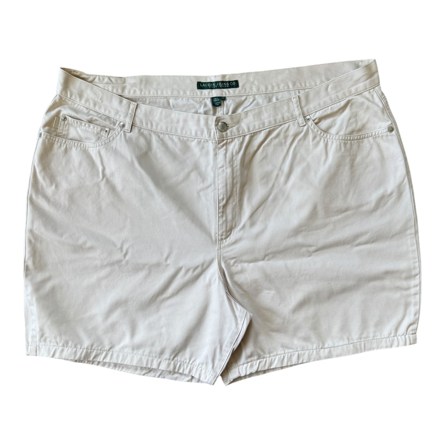 Woman's Size 22 Ralph Lauren Beige Shorts