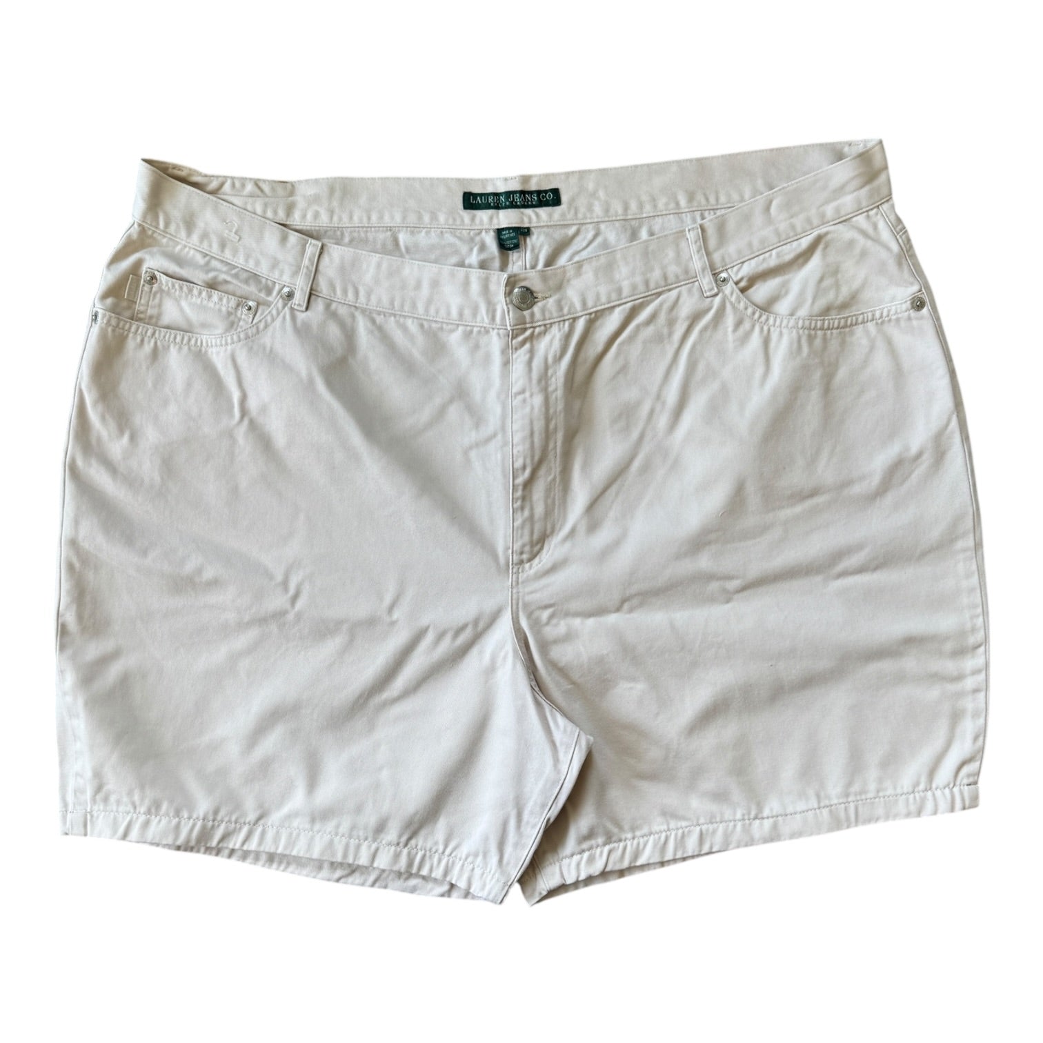 Woman's Size 22 Ralph Lauren Beige Shorts