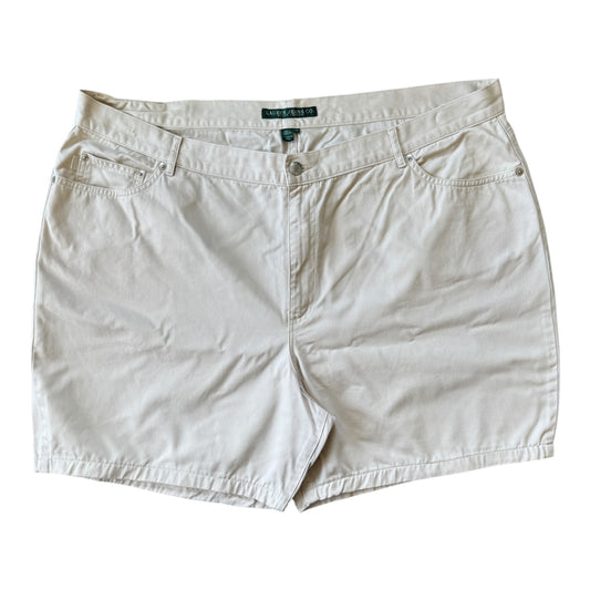 Woman's Size 22 Ralph Lauren Beige Shorts