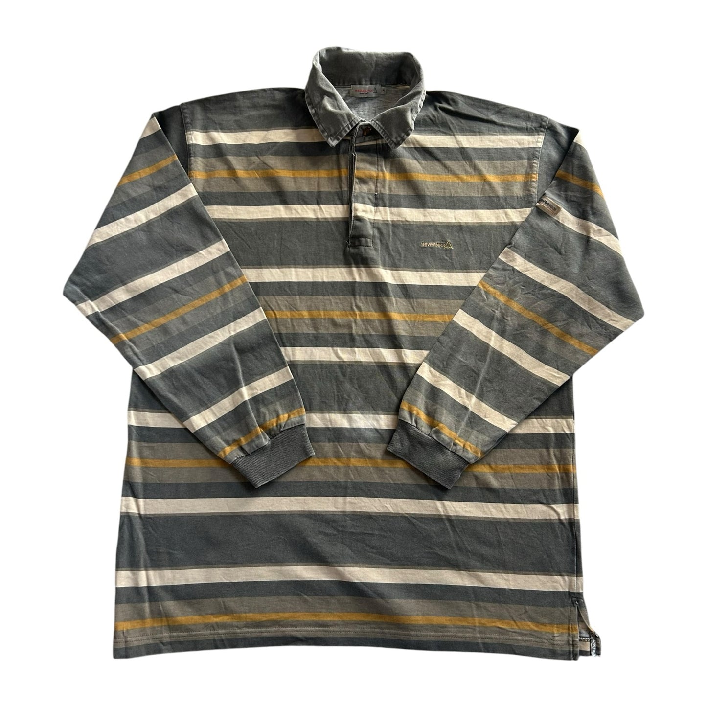Extra large Sevenseas Greeny Beige Rugby Shirt