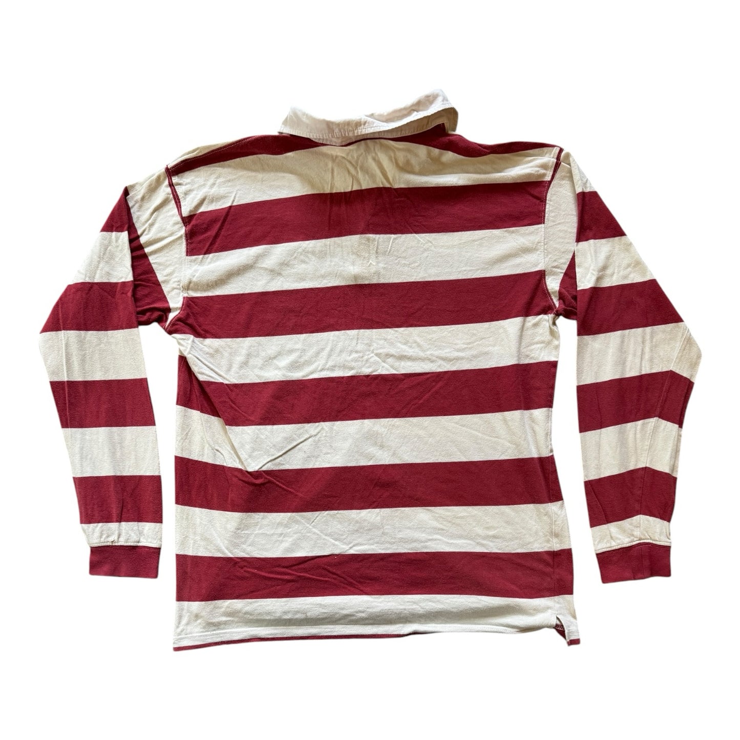 Aged 16 Red and Cream Rugby Shirt