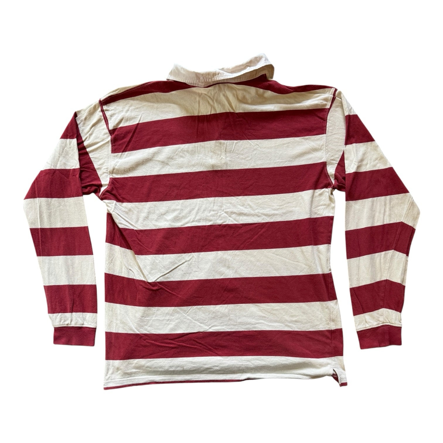 Aged 16 Red and Cream Rugby Shirt
