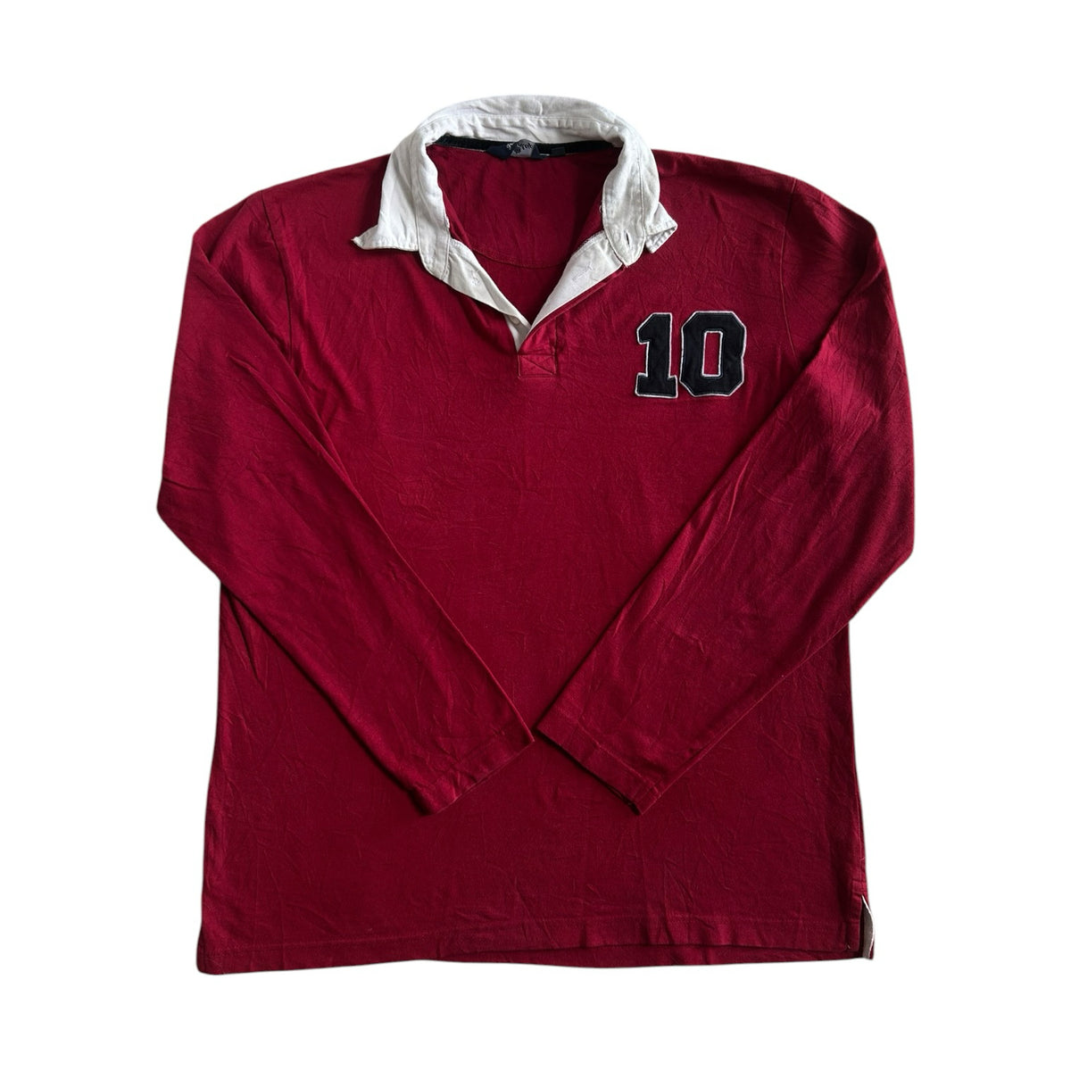 Medium Hanley Red Rugby Shirt