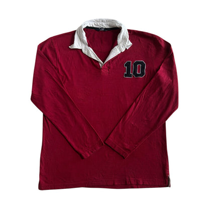Medium Hanley Red Rugby Shirt