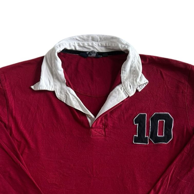 Medium Hanley Red Rugby Shirt