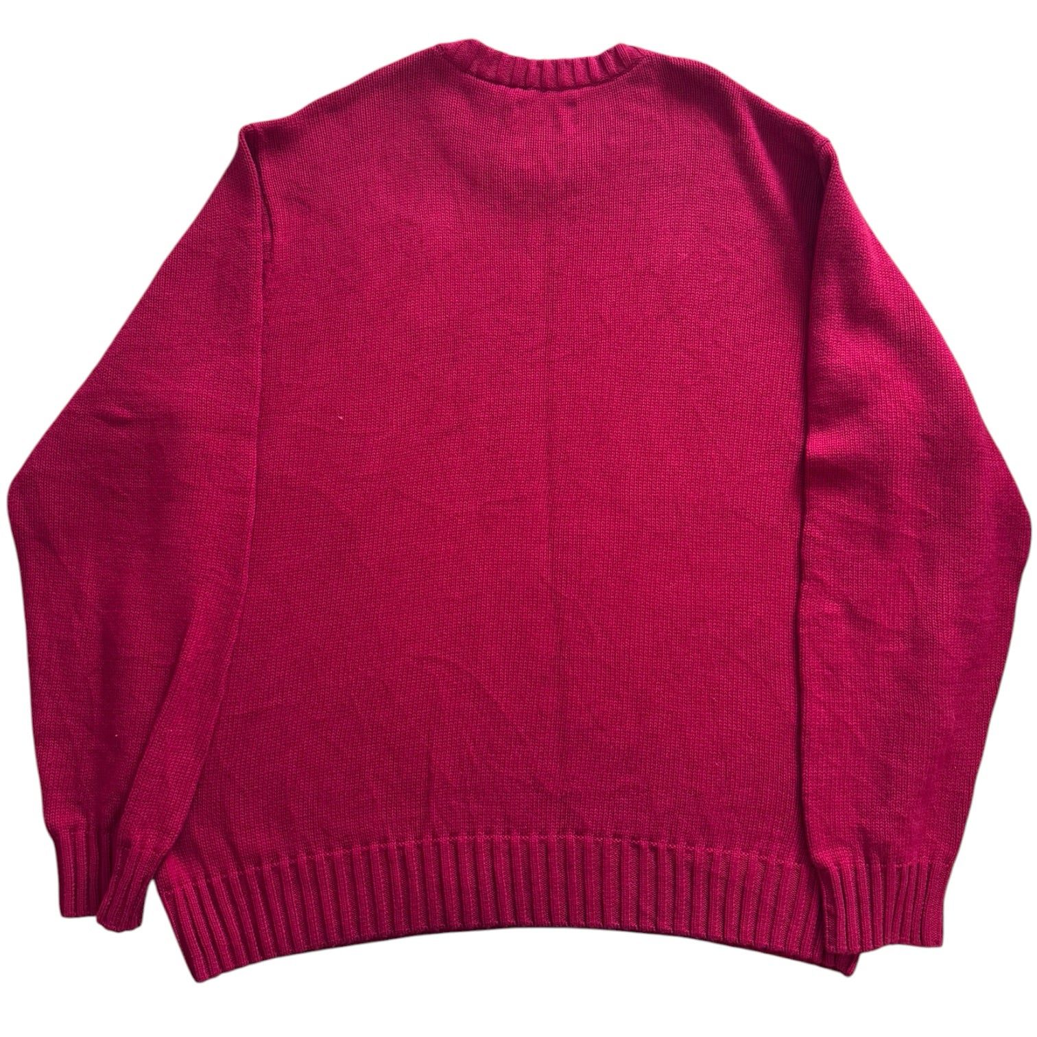 XXL Chaps Red Heavy Knit Jumper