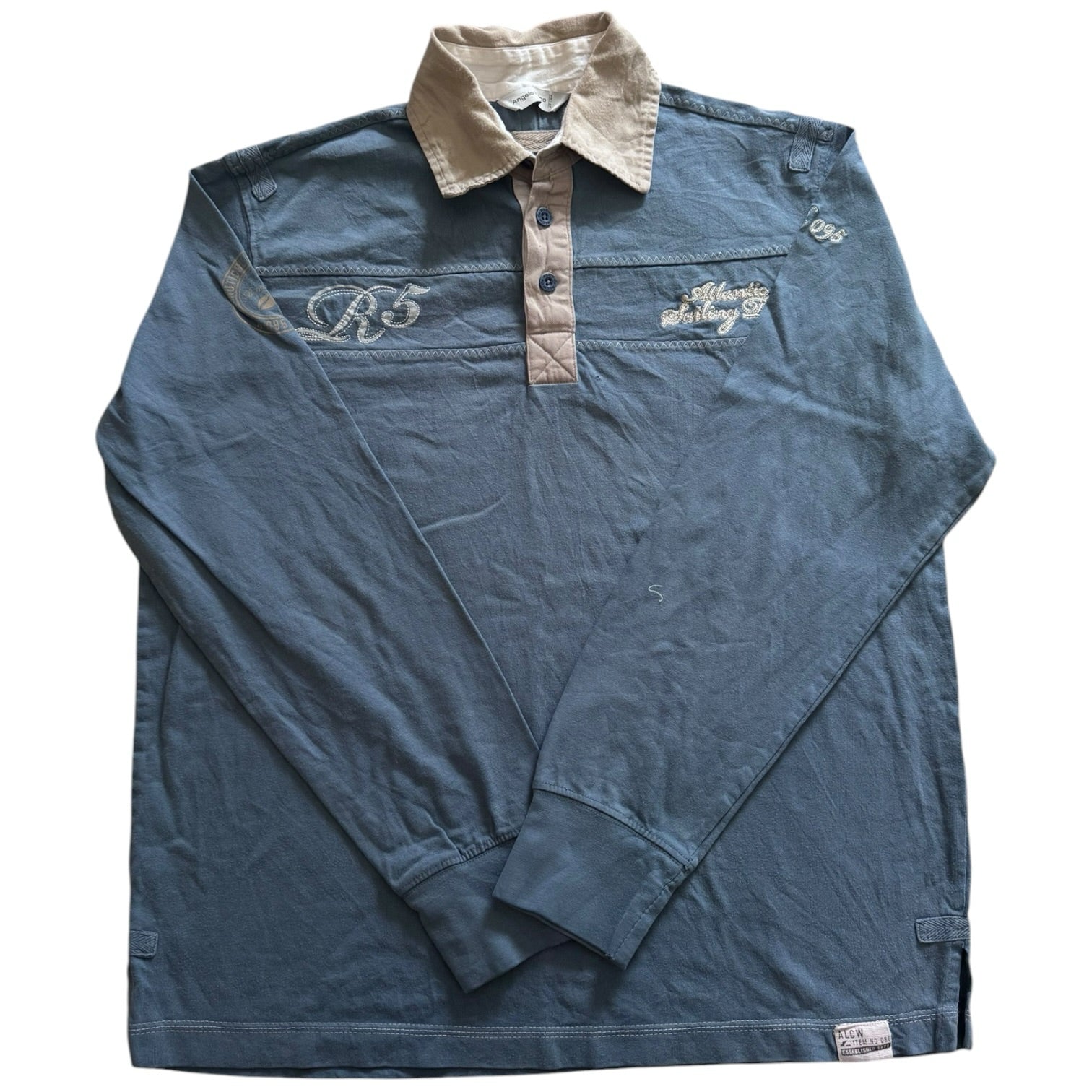 Medium Angelo Blue Rugby Shirt
