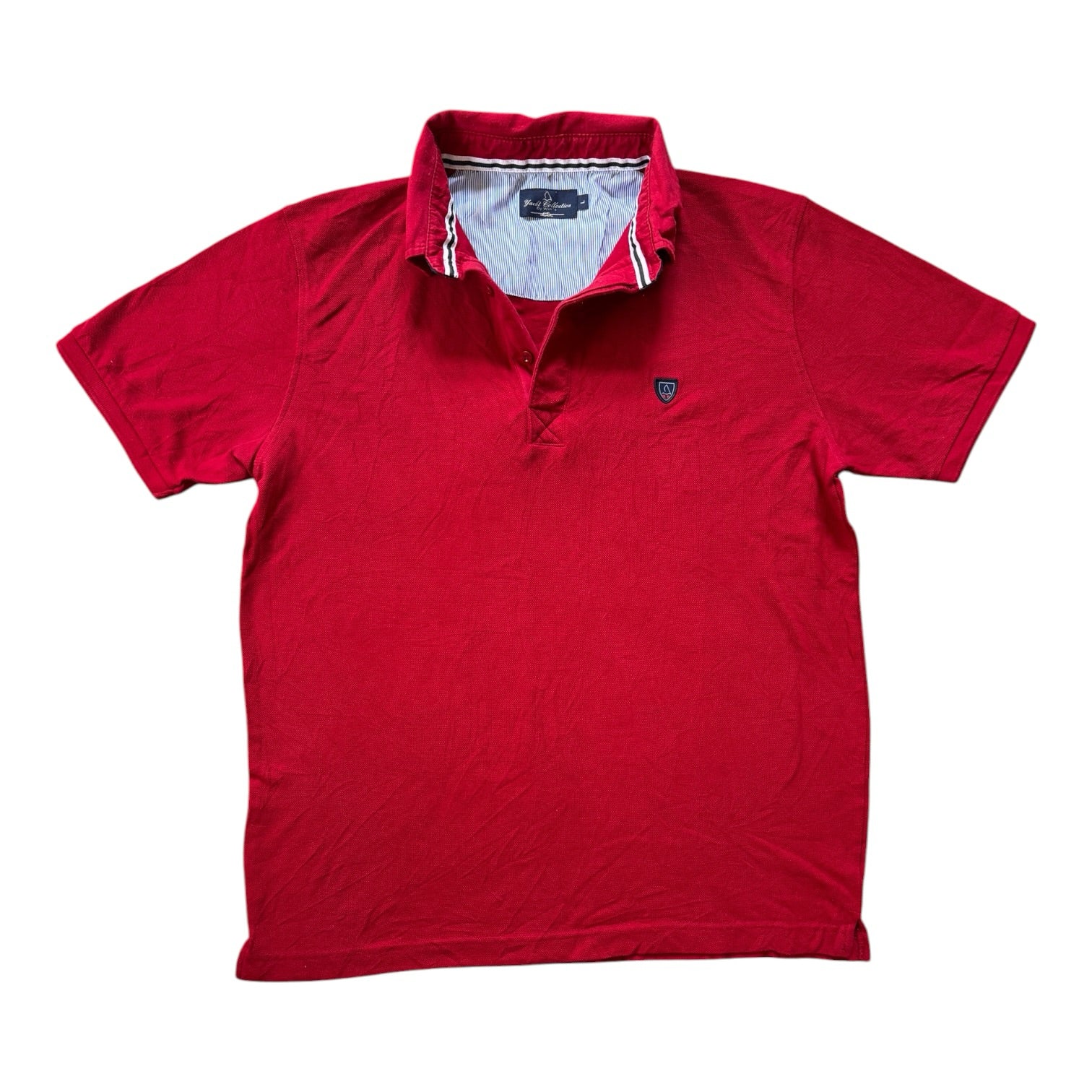 Large Yacht Collection Red Polo Shirt