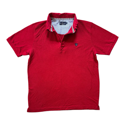 Large Yacht Collection Red Polo Shirt