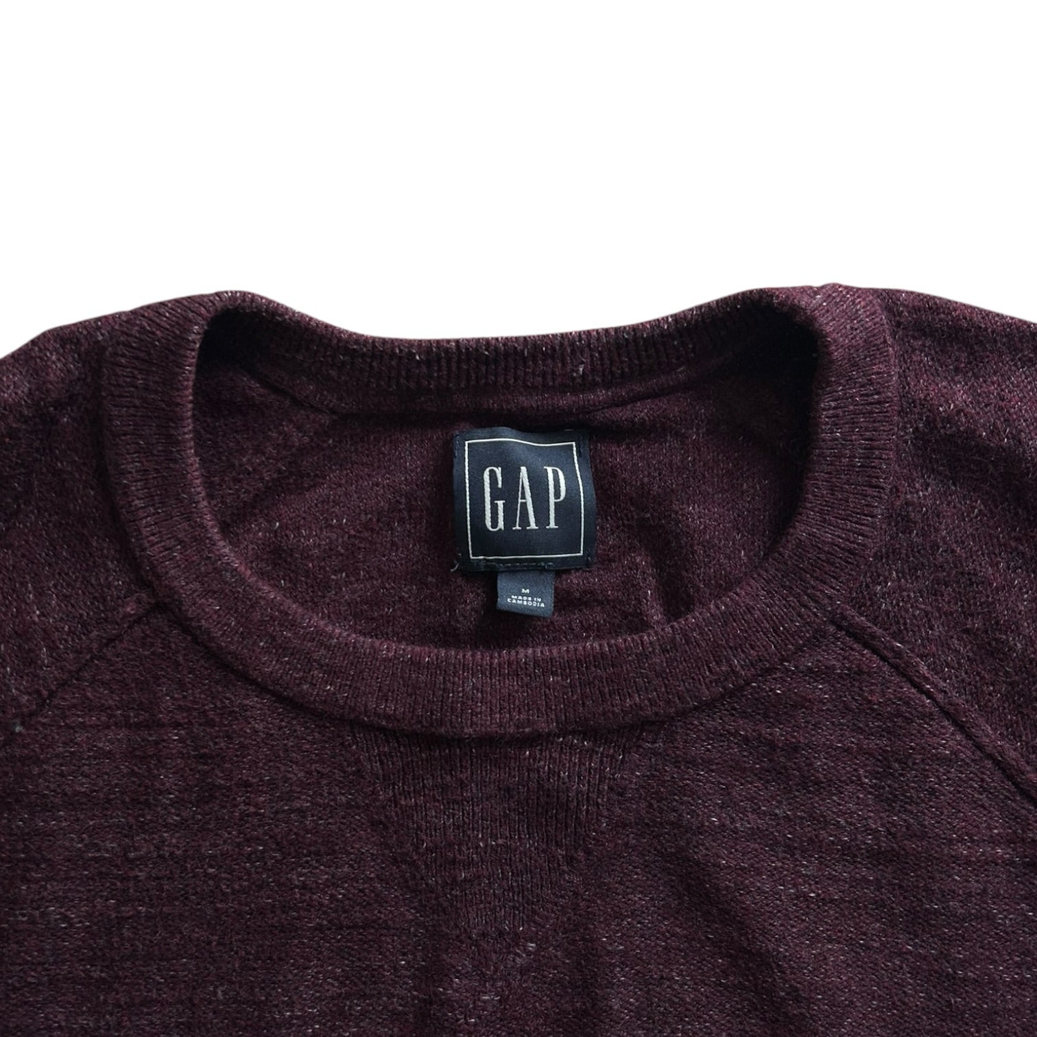 Medium Gap Burgundy Red Crewneck Jumper