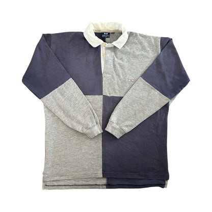 Extra large Eden Park Grey and Navy Rugby Shirt