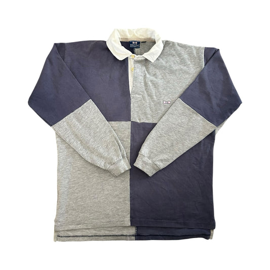 Extra large Eden Park Grey and Navy Rugby Shirt