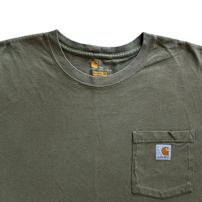 3XL Carhartt Green T-Shirt