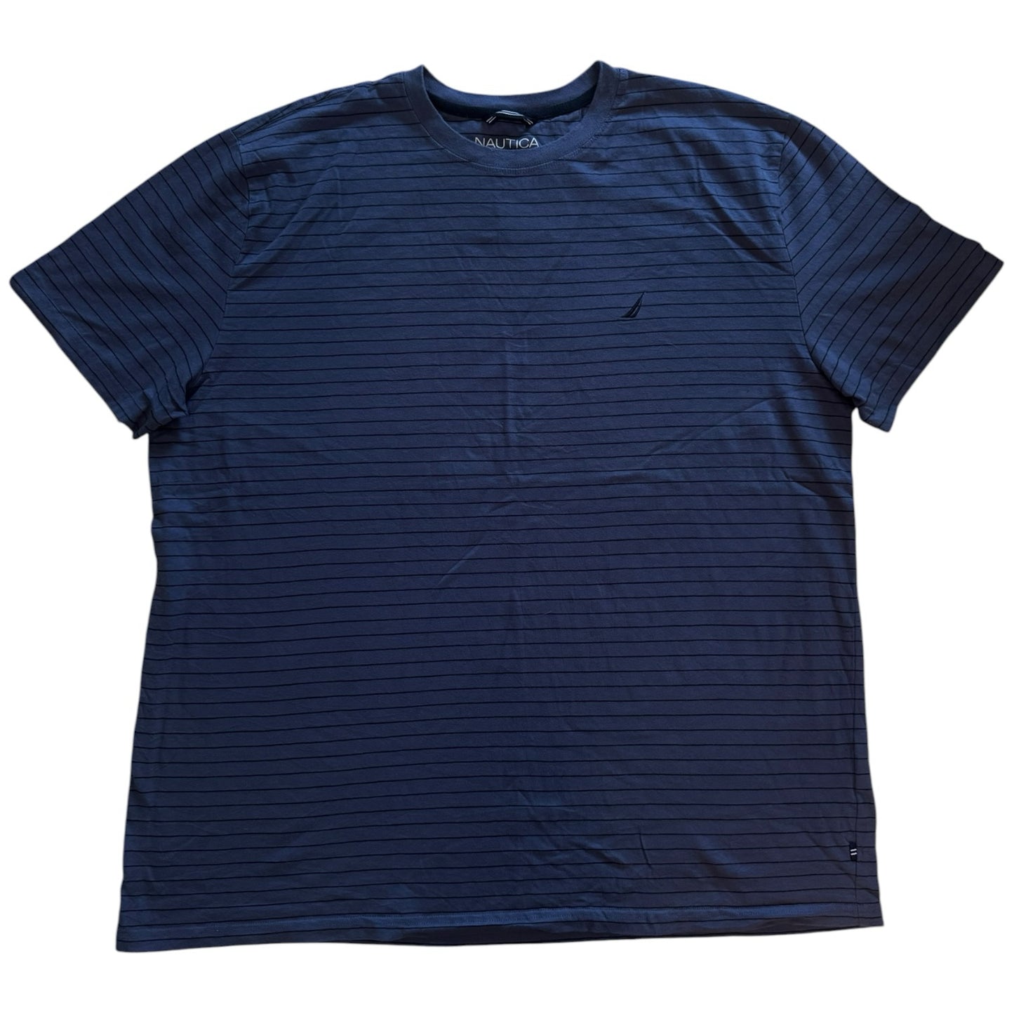 XXL Nautica Blue Striped T-Shirt