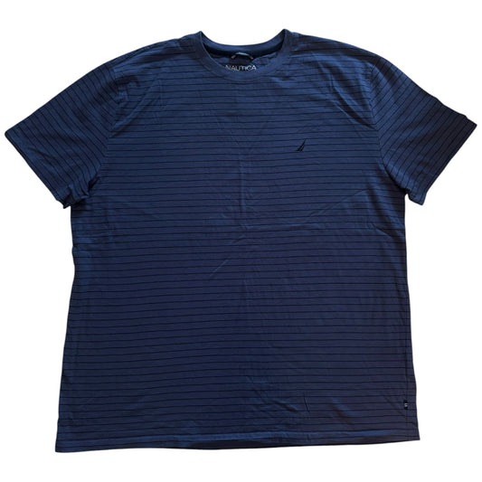 XXL Nautica Blue Striped T-Shirt