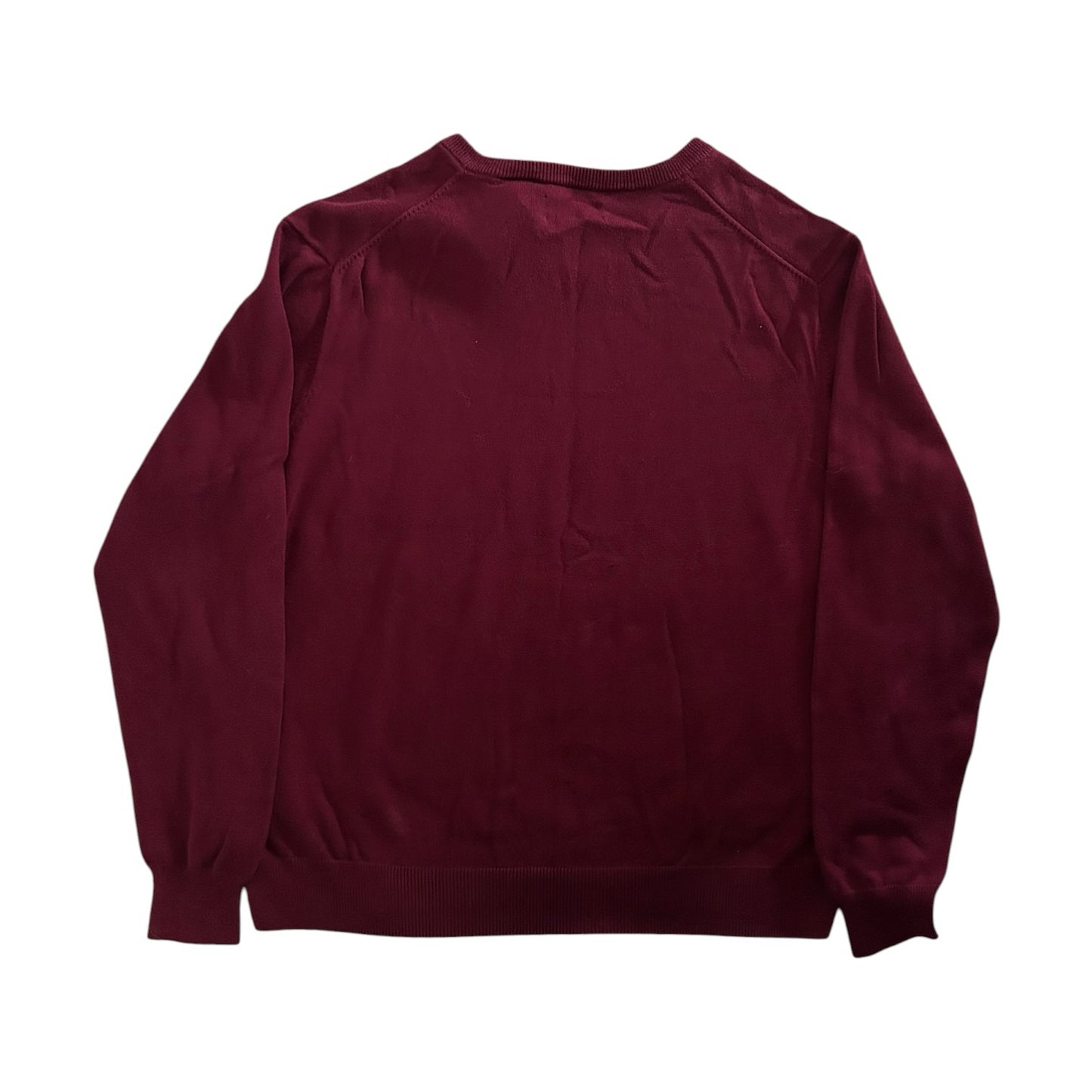 Extra large Chaps Burgundy Red V-Neck Jumper