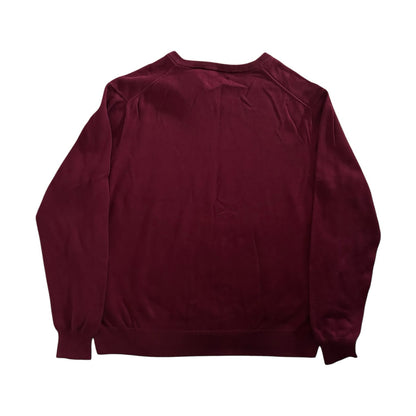Extra large Chaps Burgundy Red V-Neck Jumper