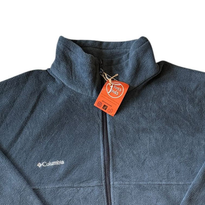 XXL Columbia Blue Full Zip Fleece