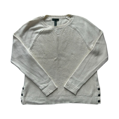 Woman's Extra large Ralph Lauren Beige Knitted Textured Jumper