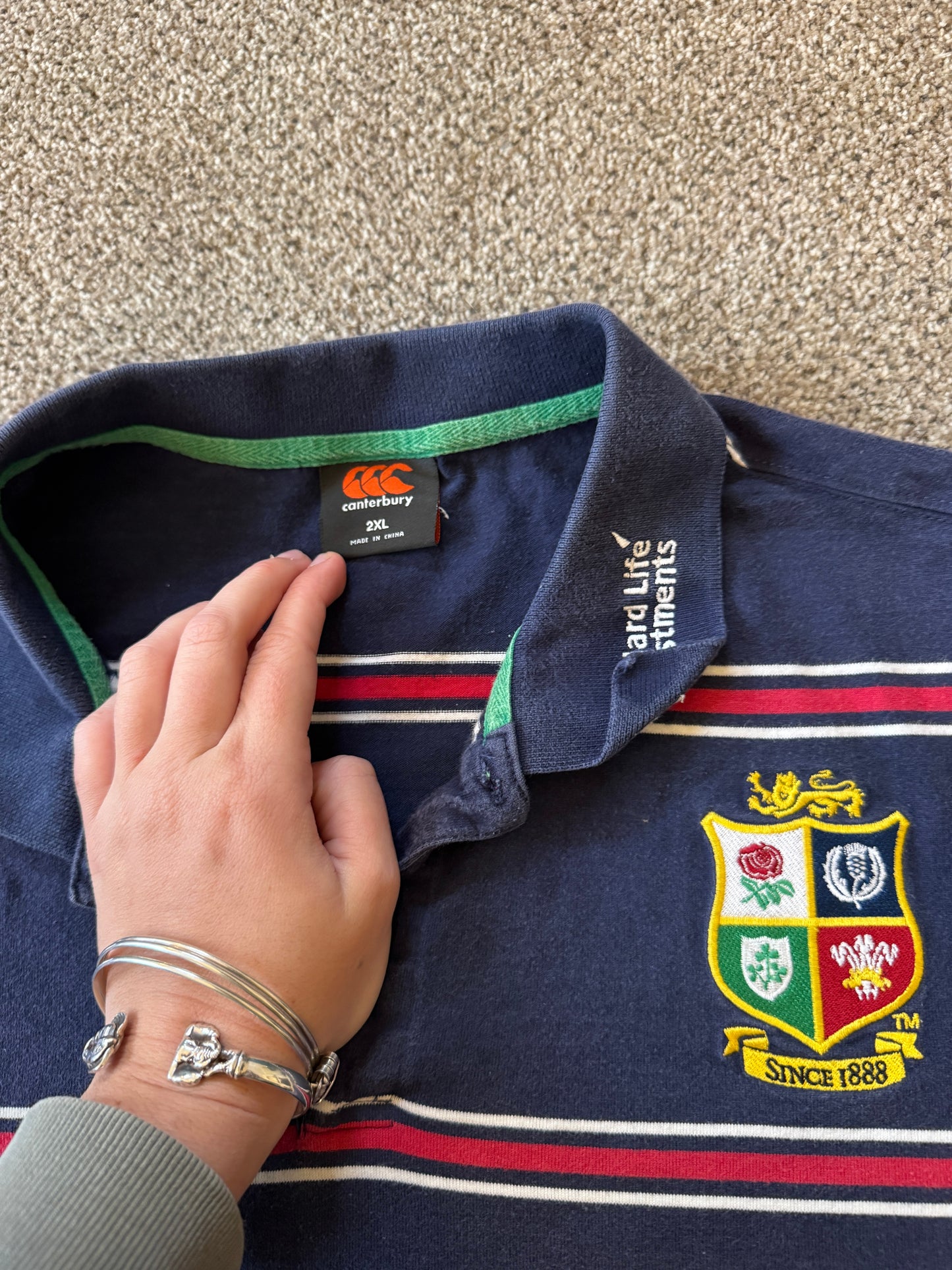 XXL Canterbury Navy 2017 Lions Polo Shirt