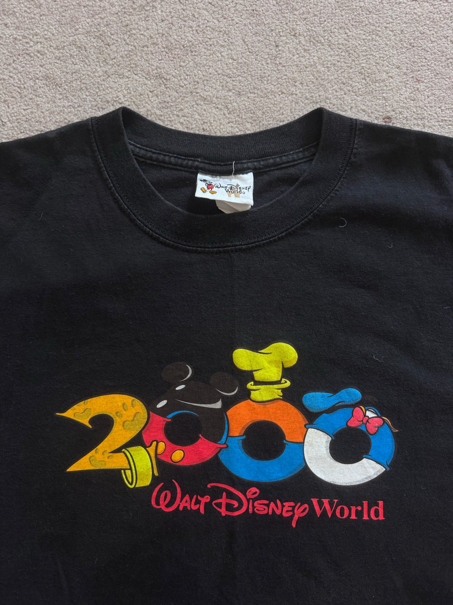 Large Walt Disney World 2000 Black T-Shirt