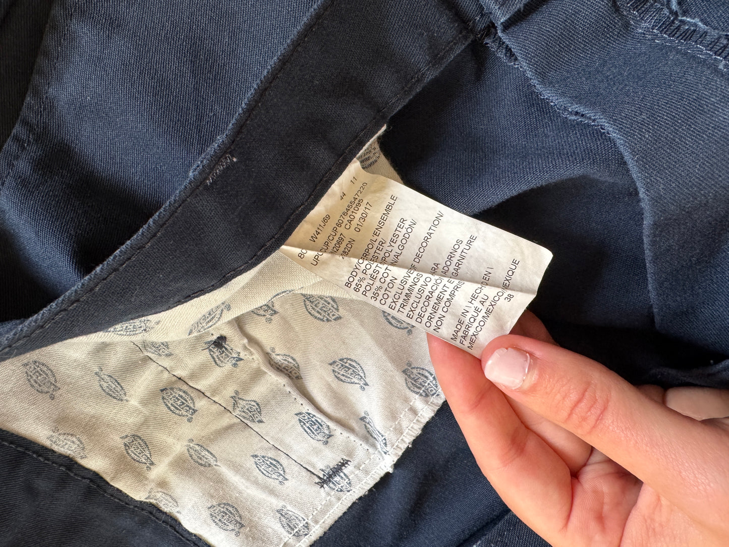 38" Dickies Navy Work Shorts