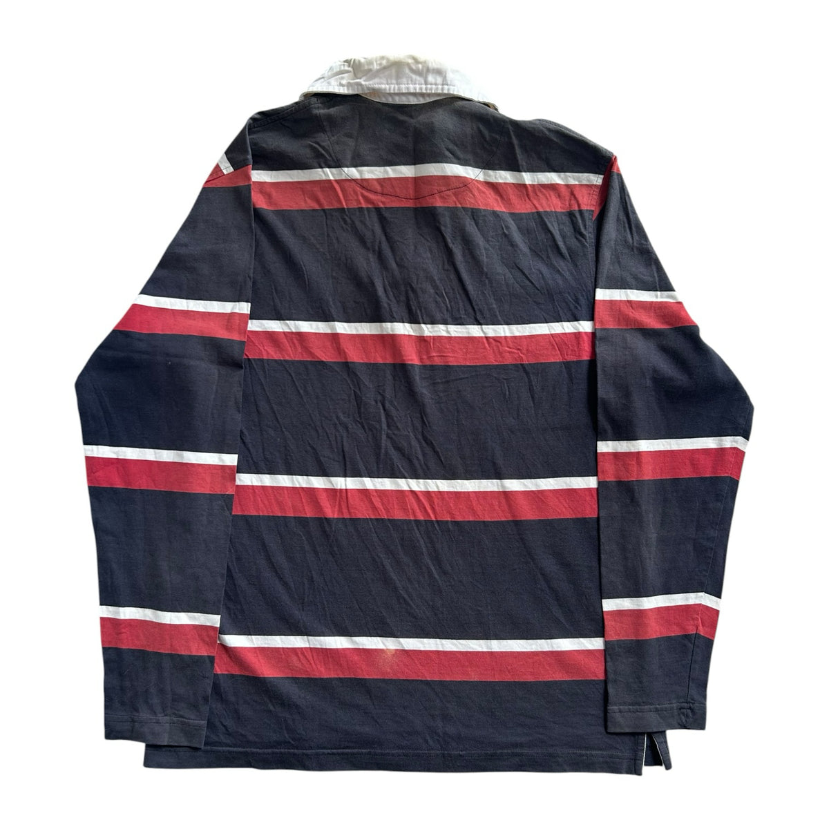 Medium Effective Navy, Red and White Rugby Shirt