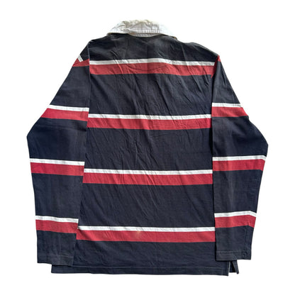 Medium Effective Navy, Red and White Rugby Shirt