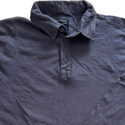 Medium Gazman Faded Navy Rugby Shirt
