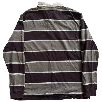 Medium TCM Brown Striped Rugby Shirt
