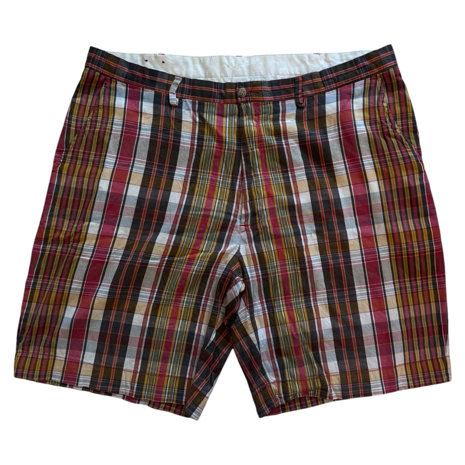 40" Ralph Lauren Red Checked Shorts