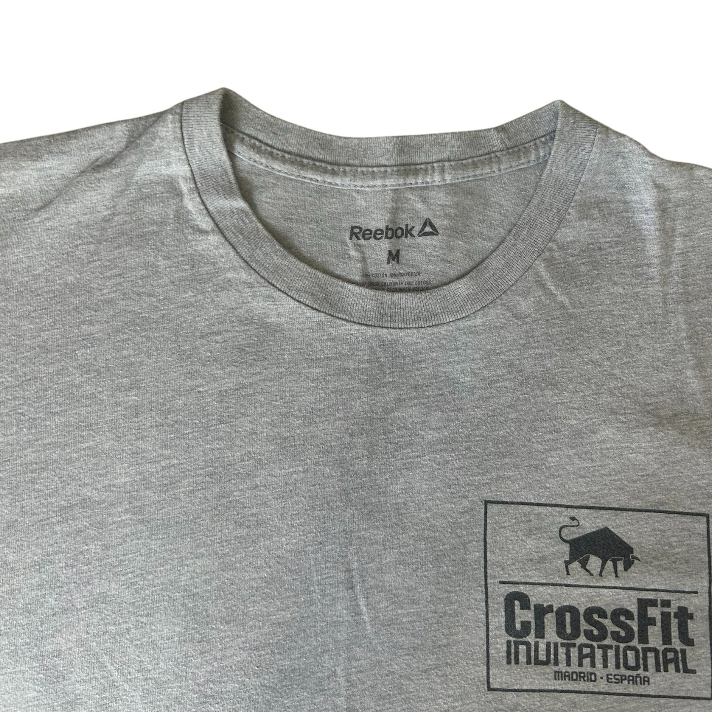 Medium Reebok Grey 2015 Cross Fit Spain T-Shirt
