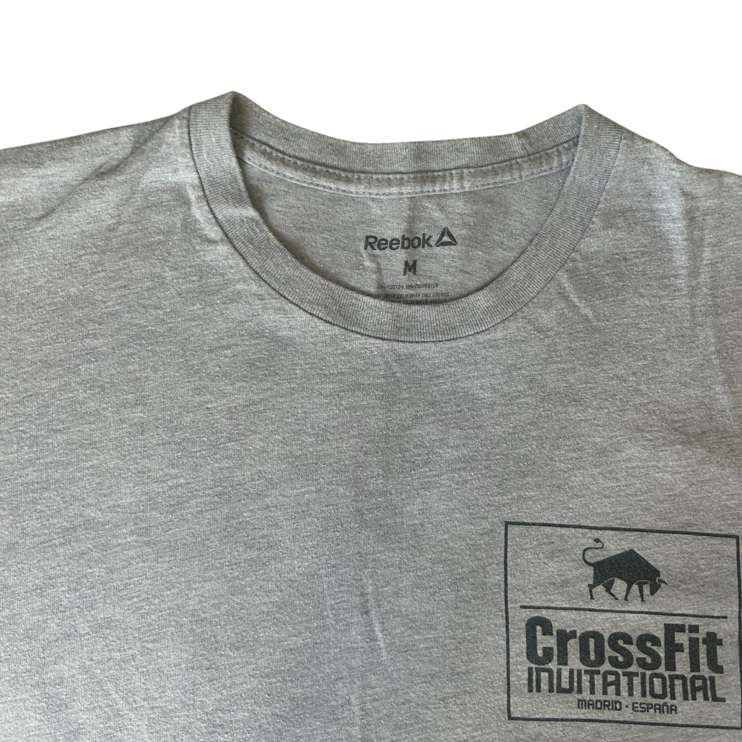 Medium Reebok Grey 2015 Cross Fit Spain T-Shirt