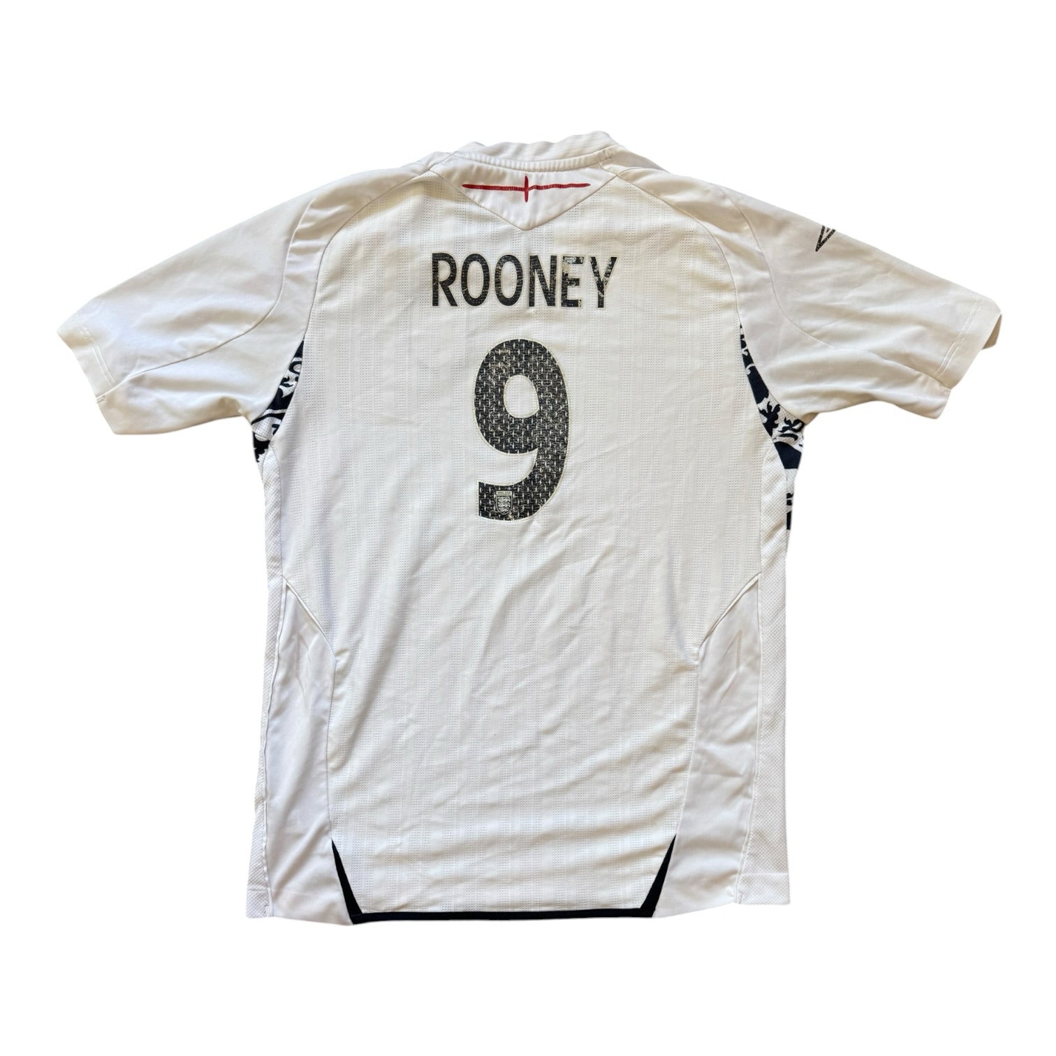 Extra small 2007-09 Umbro White Rooney England Football Shirt