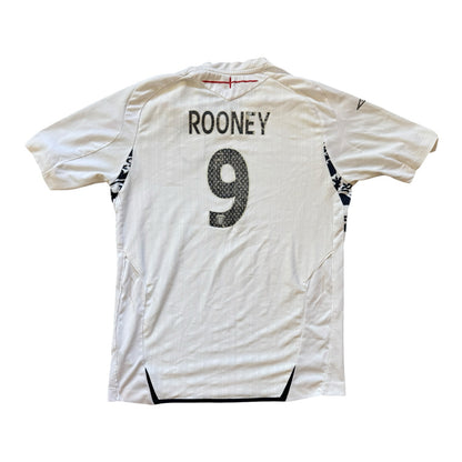 Extra small 2007-09 Umbro White Rooney England Football Shirt