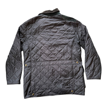 Medium Ralph Lauren Black Quilted Hunting Field Jacket