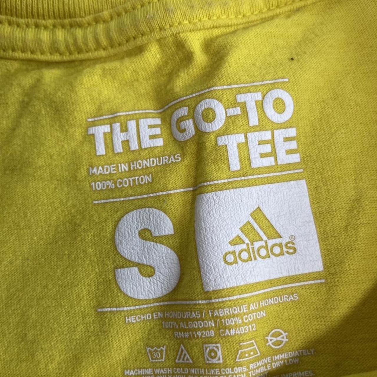 Small Adidas Yellow Colombia Football T-Shirt