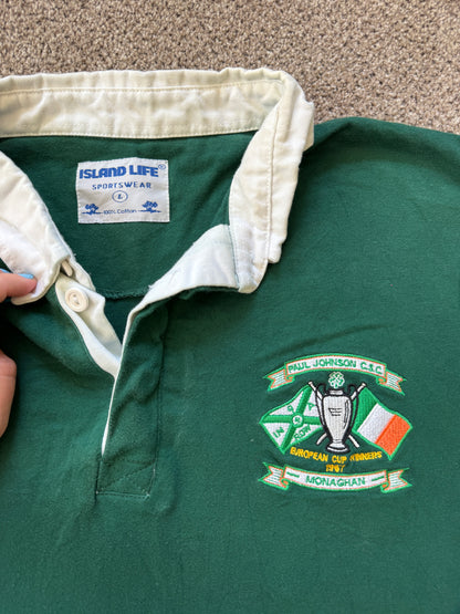 Large Island Life Green European Cup Winners 1967 Rugby Shirt